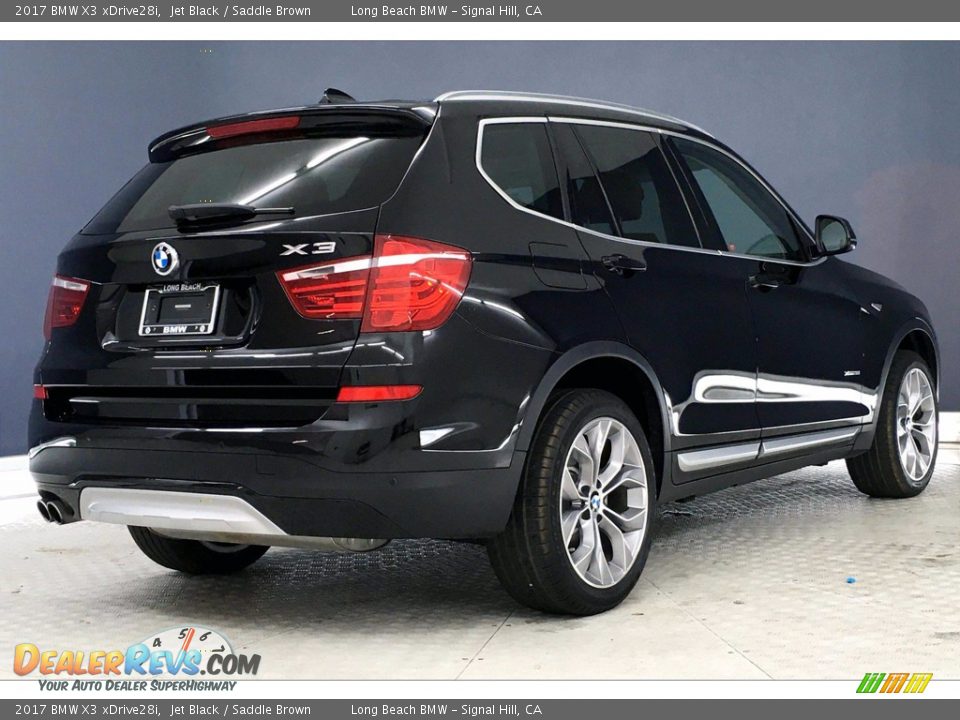 2017 BMW X3 xDrive28i Jet Black / Saddle Brown Photo #13
