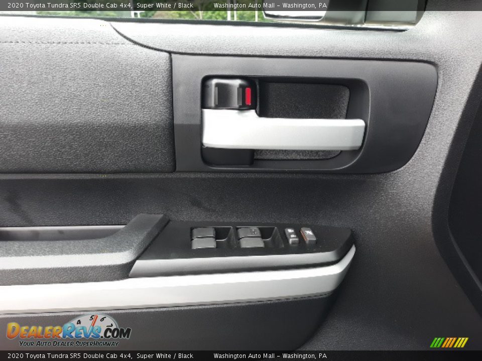 2020 Toyota Tundra SR5 Double Cab 4x4 Super White / Black Photo #8