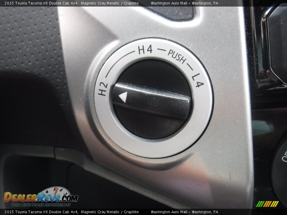 2015 Toyota Tacoma V6 Double Cab 4x4 Magnetic Gray Metallic / Graphite Photo #21