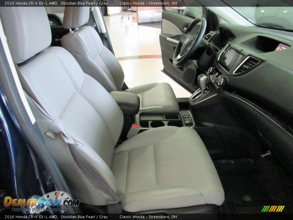Front Seat of 2016 Honda CR-V EX-L AWD Photo #16