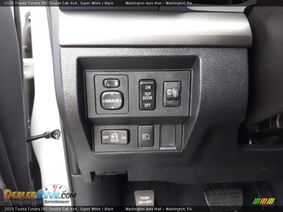 2020 Toyota Tundra SR5 Double Cab 4x4 Super White / Black Photo #10