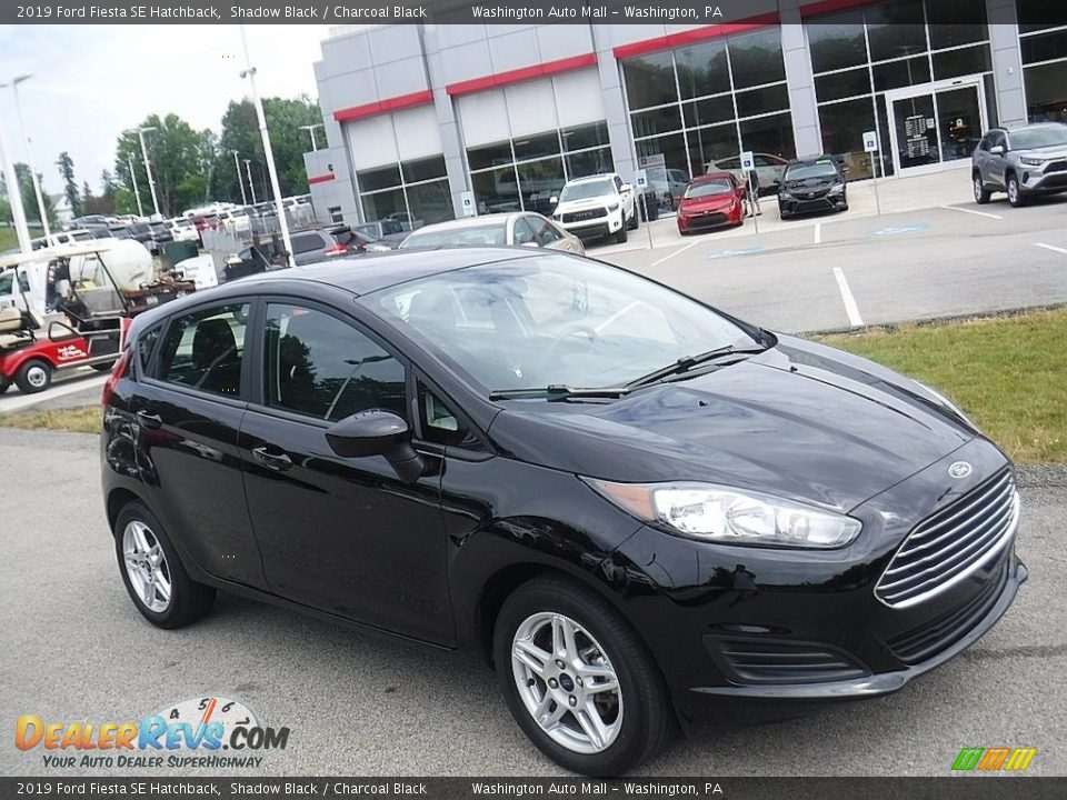 2019 Ford Fiesta SE Hatchback Shadow Black / Charcoal Black Photo #1