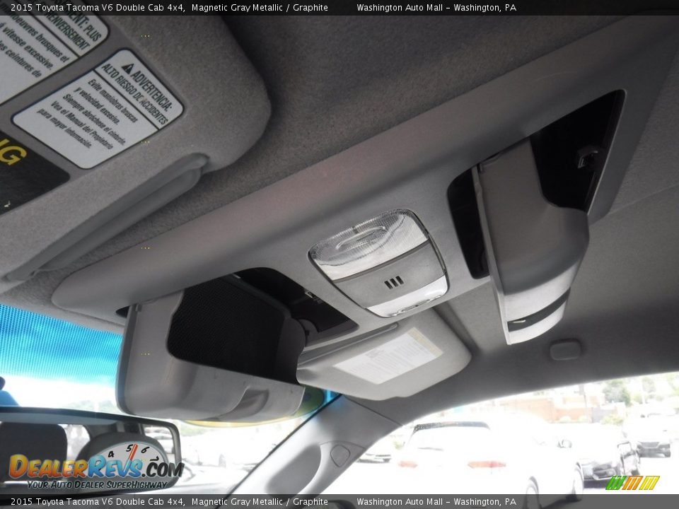 2015 Toyota Tacoma V6 Double Cab 4x4 Magnetic Gray Metallic / Graphite Photo #24