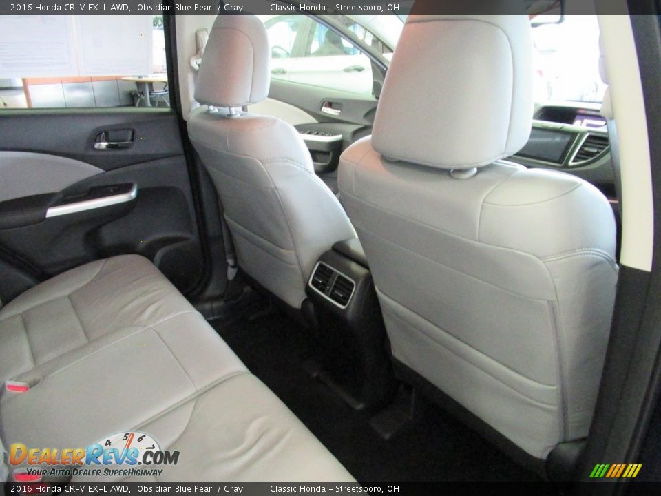 Rear Seat of 2016 Honda CR-V EX-L AWD Photo #19