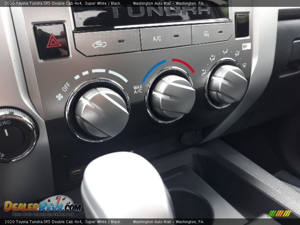 2020 Toyota Tundra SR5 Double Cab 4x4 Super White / Black Photo #14
