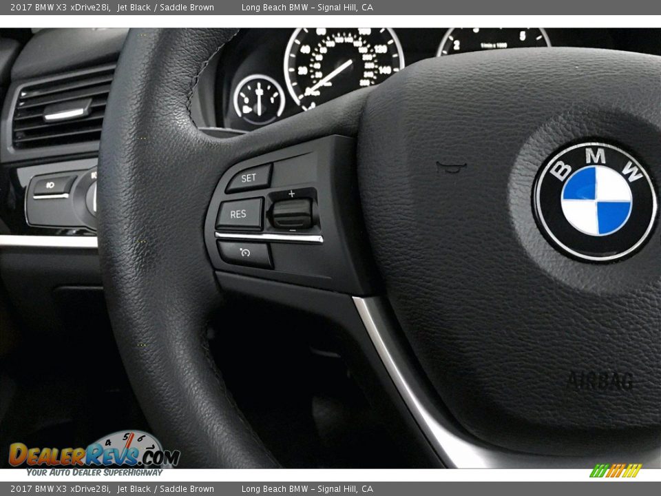 2017 BMW X3 xDrive28i Jet Black / Saddle Brown Photo #18