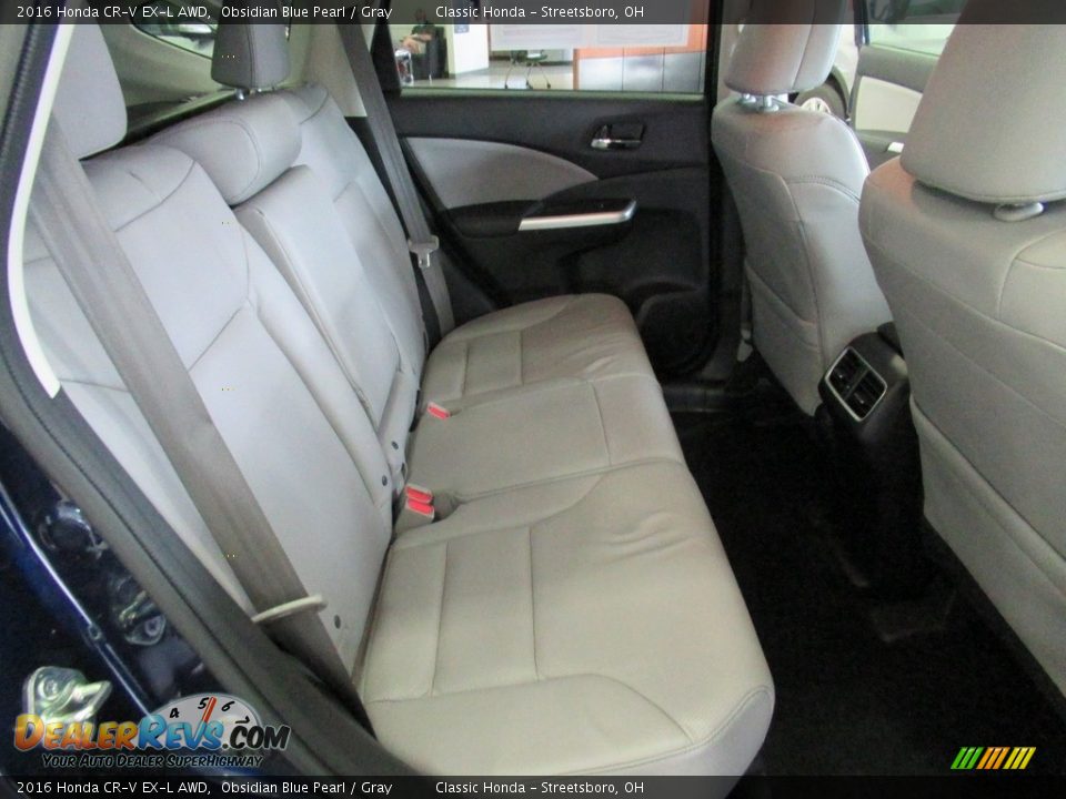 Rear Seat of 2016 Honda CR-V EX-L AWD Photo #20