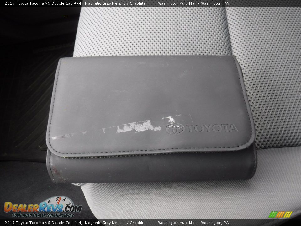 2015 Toyota Tacoma V6 Double Cab 4x4 Magnetic Gray Metallic / Graphite Photo #27