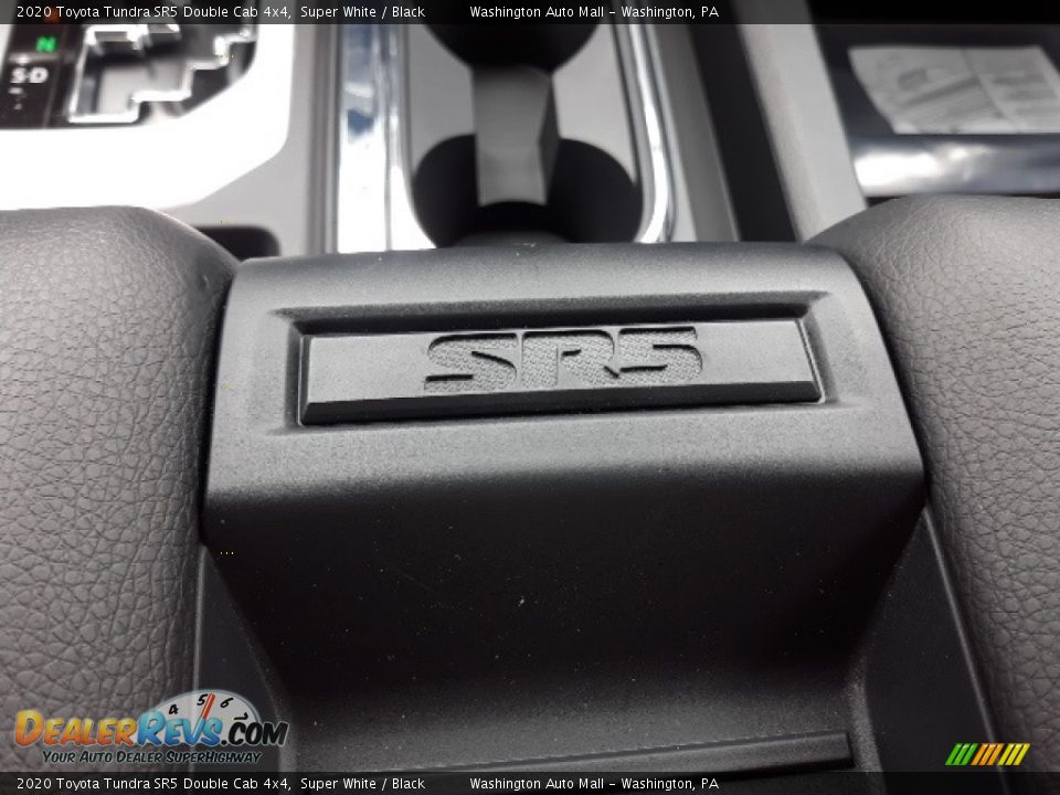2020 Toyota Tundra SR5 Double Cab 4x4 Super White / Black Photo #17