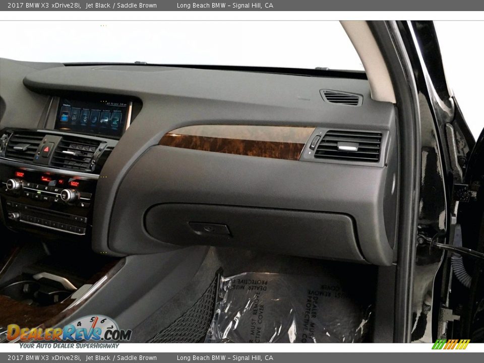 2017 BMW X3 xDrive28i Jet Black / Saddle Brown Photo #22