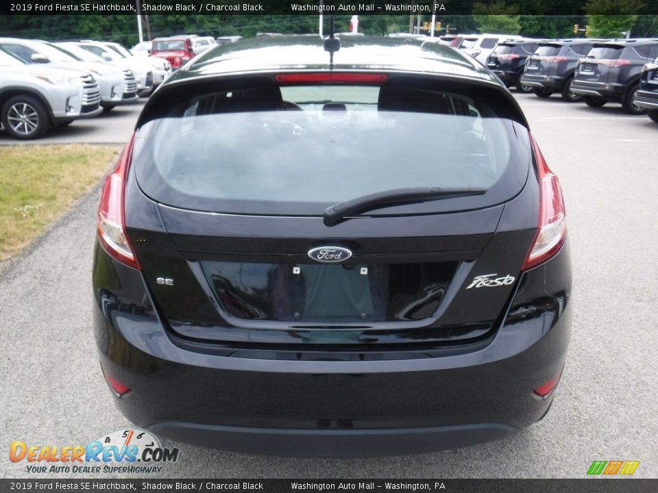 2019 Ford Fiesta SE Hatchback Shadow Black / Charcoal Black Photo #8