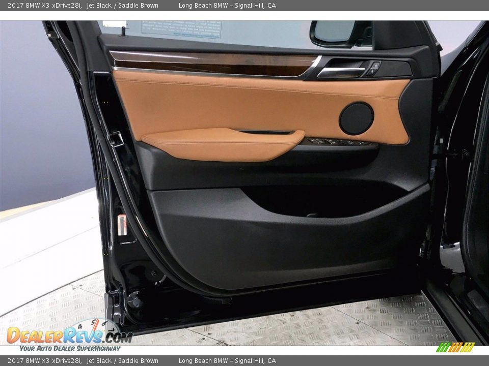 2017 BMW X3 xDrive28i Jet Black / Saddle Brown Photo #23
