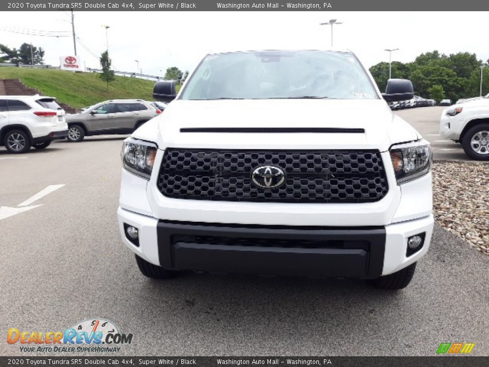 2020 Toyota Tundra SR5 Double Cab 4x4 Super White / Black Photo #22