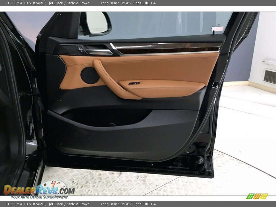 2017 BMW X3 xDrive28i Jet Black / Saddle Brown Photo #24