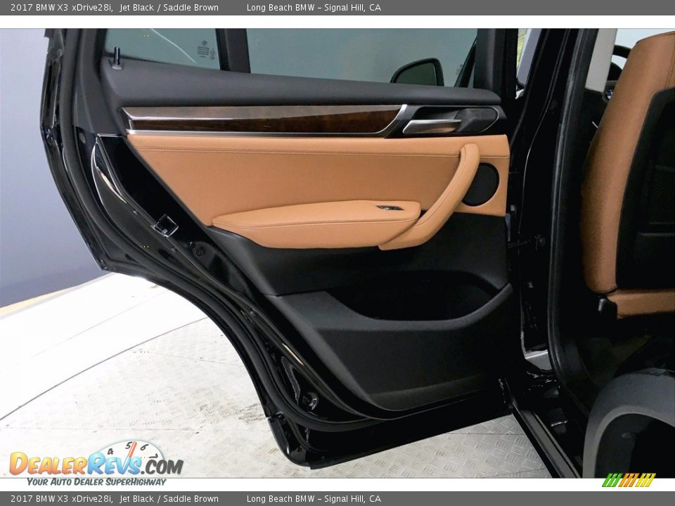 2017 BMW X3 xDrive28i Jet Black / Saddle Brown Photo #25