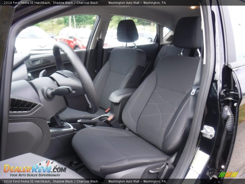 2019 Ford Fiesta SE Hatchback Shadow Black / Charcoal Black Photo #12