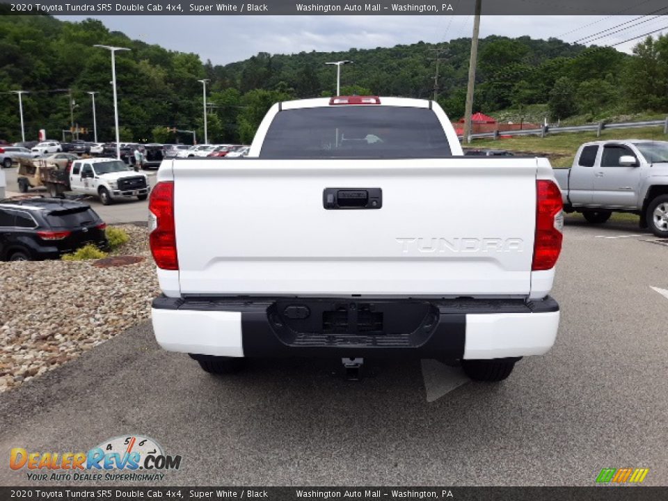 2020 Toyota Tundra SR5 Double Cab 4x4 Super White / Black Photo #25