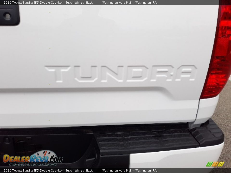 2020 Toyota Tundra SR5 Double Cab 4x4 Super White / Black Photo #28