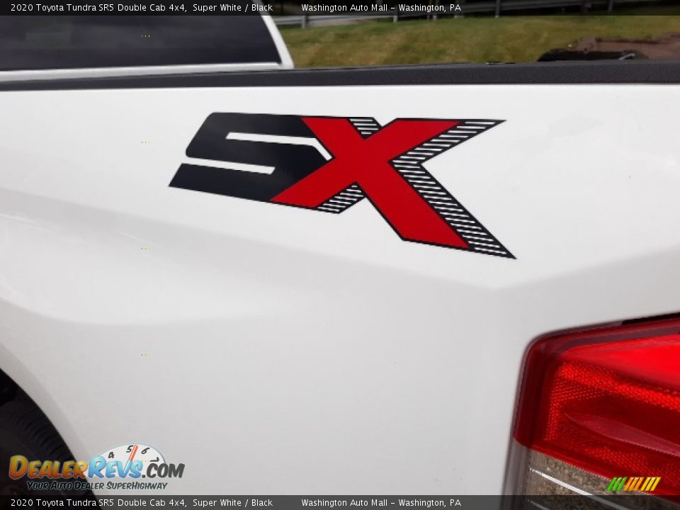2020 Toyota Tundra SR5 Double Cab 4x4 Super White / Black Photo #29