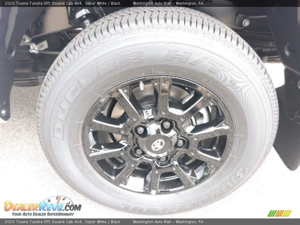 2020 Toyota Tundra SR5 Double Cab 4x4 Super White / Black Photo #30