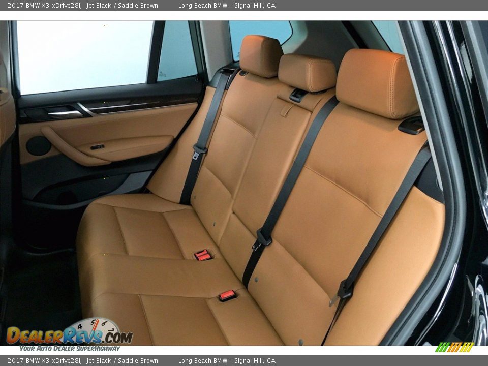 2017 BMW X3 xDrive28i Jet Black / Saddle Brown Photo #30