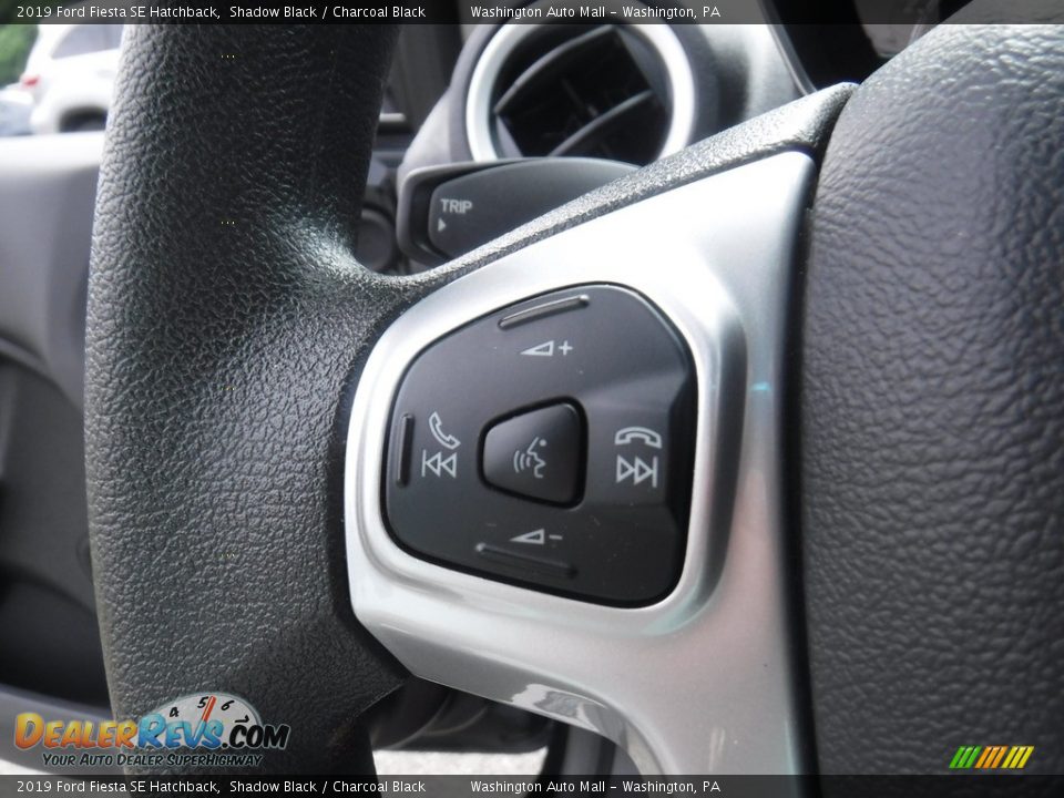 2019 Ford Fiesta SE Hatchback Shadow Black / Charcoal Black Photo #18