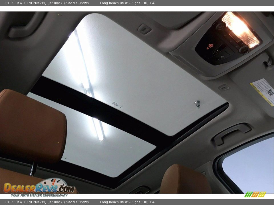 2017 BMW X3 xDrive28i Jet Black / Saddle Brown Photo #31