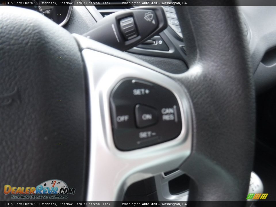 2019 Ford Fiesta SE Hatchback Shadow Black / Charcoal Black Photo #19