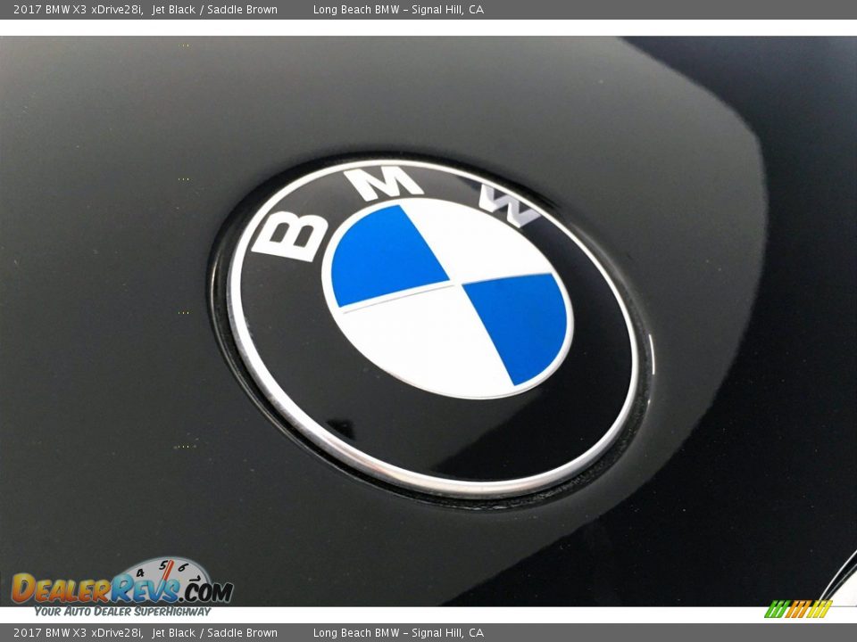 2017 BMW X3 xDrive28i Jet Black / Saddle Brown Photo #33