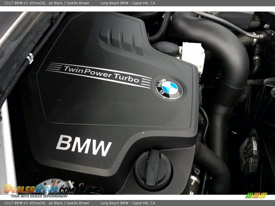 2017 BMW X3 xDrive28i Jet Black / Saddle Brown Photo #35