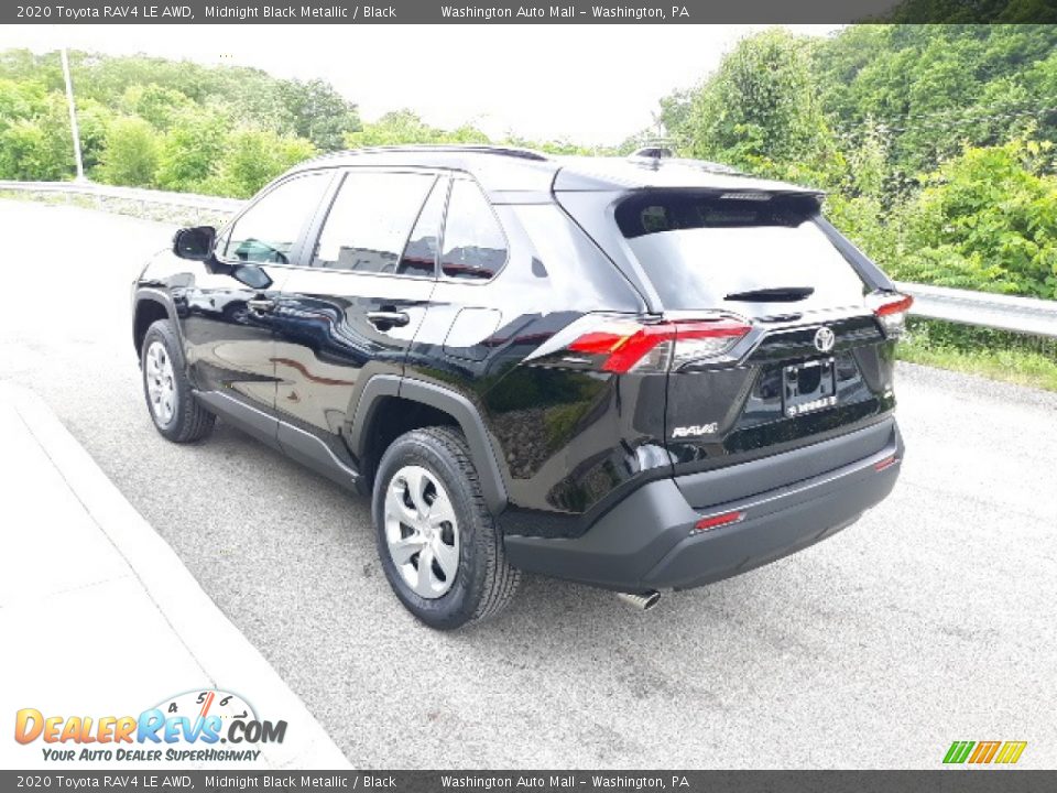 2020 Toyota RAV4 LE AWD Midnight Black Metallic / Black Photo #2