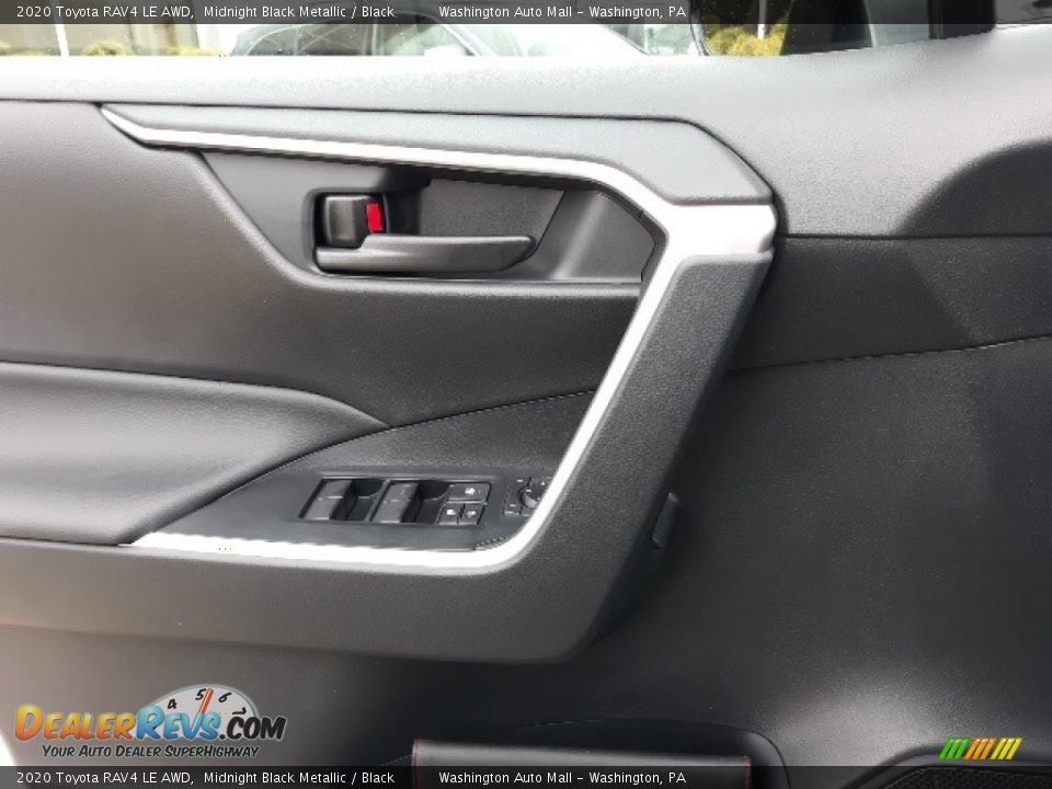2020 Toyota RAV4 LE AWD Midnight Black Metallic / Black Photo #8