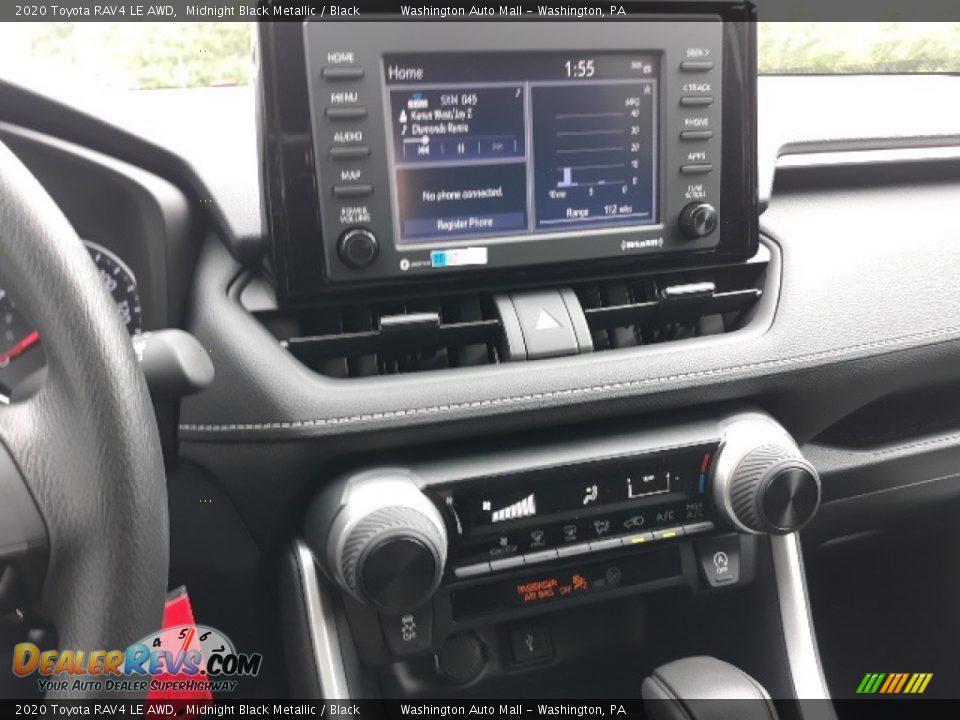 2020 Toyota RAV4 LE AWD Midnight Black Metallic / Black Photo #10
