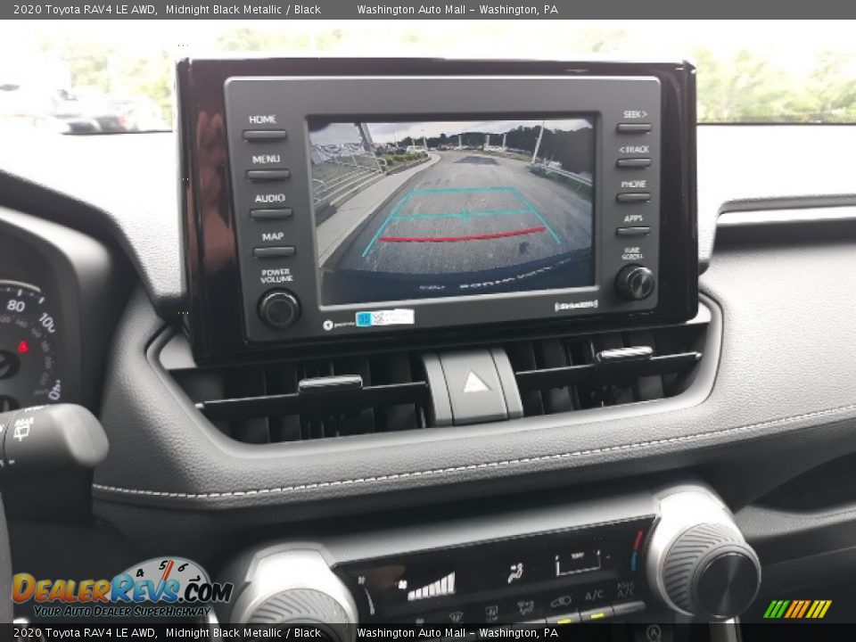 2020 Toyota RAV4 LE AWD Midnight Black Metallic / Black Photo #11