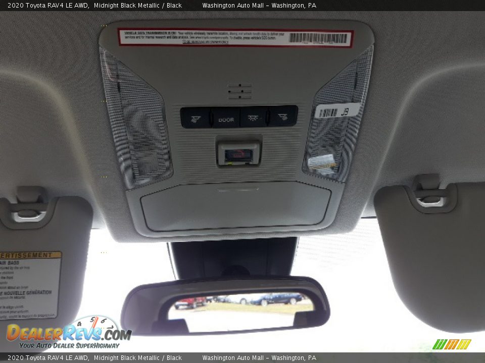 2020 Toyota RAV4 LE AWD Midnight Black Metallic / Black Photo #15