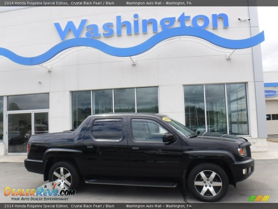 2014 Honda Ridgeline Special Edition Crystal Black Pearl / Black Photo #2