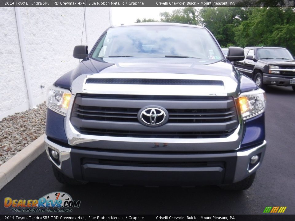 2014 Toyota Tundra SR5 TRD Crewmax 4x4 Blue Ribbon Metallic / Graphite Photo #7