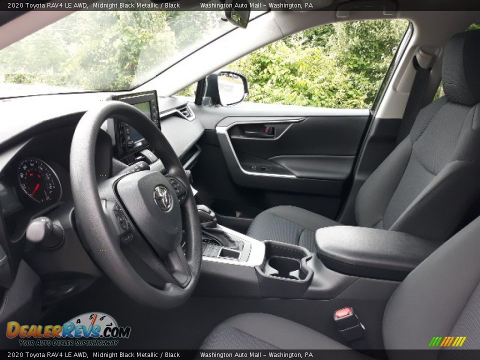 2020 Toyota RAV4 LE AWD Midnight Black Metallic / Black Photo #17
