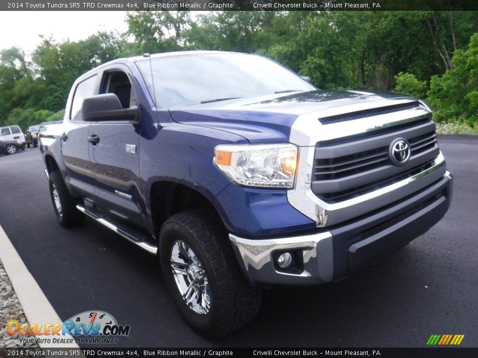 2014 Toyota Tundra SR5 TRD Crewmax 4x4 Blue Ribbon Metallic / Graphite Photo #8