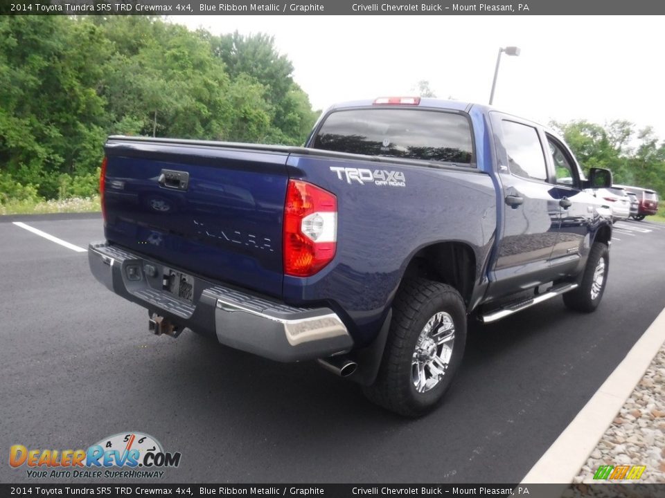 2014 Toyota Tundra SR5 TRD Crewmax 4x4 Blue Ribbon Metallic / Graphite Photo #10