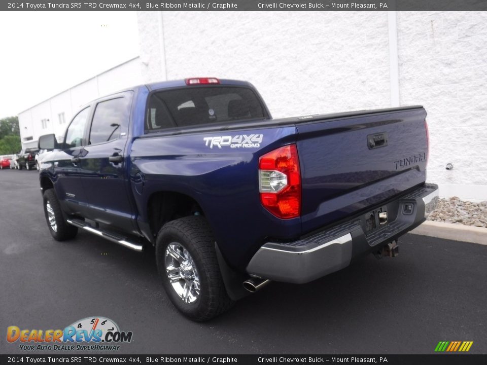 2014 Toyota Tundra SR5 TRD Crewmax 4x4 Blue Ribbon Metallic / Graphite Photo #12