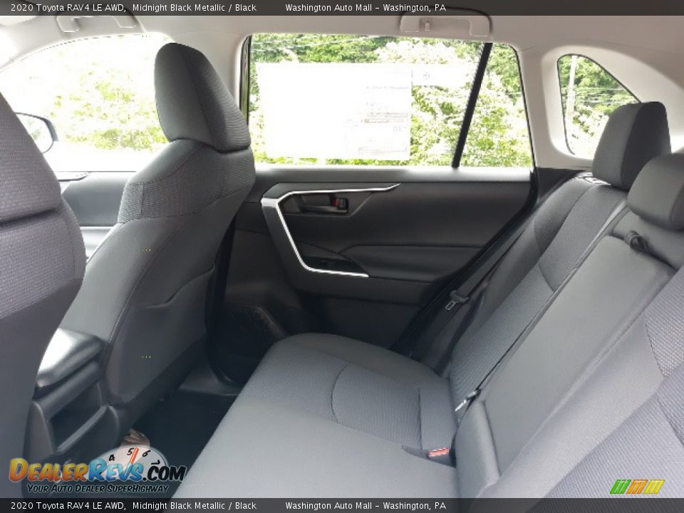 2020 Toyota RAV4 LE AWD Midnight Black Metallic / Black Photo #23
