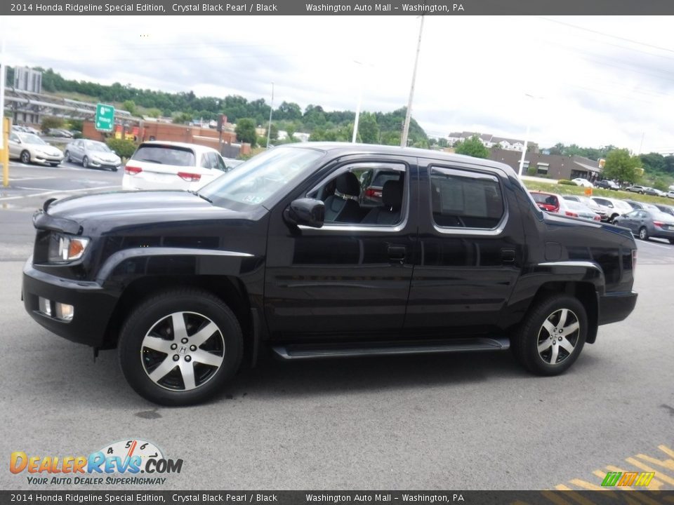 2014 Honda Ridgeline Special Edition Crystal Black Pearl / Black Photo #8