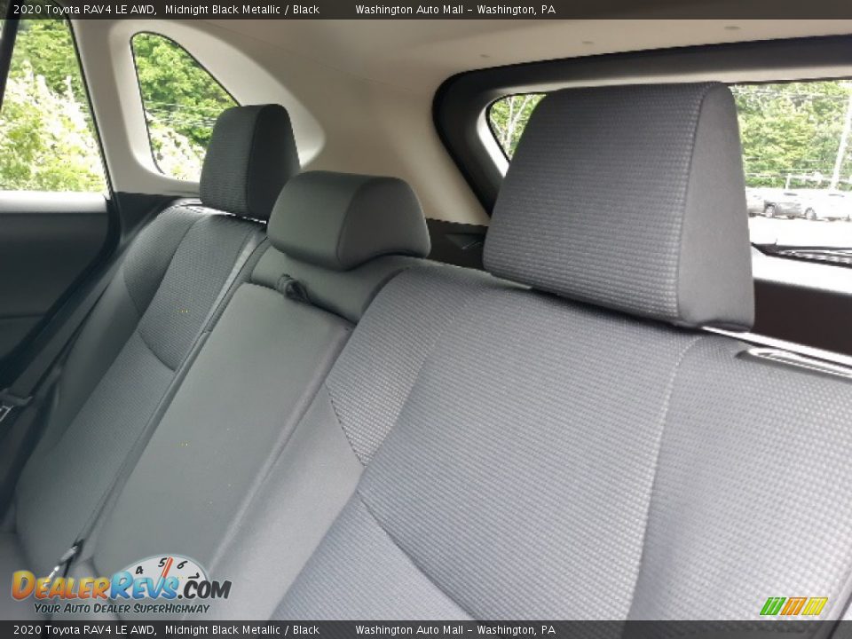 2020 Toyota RAV4 LE AWD Midnight Black Metallic / Black Photo #24
