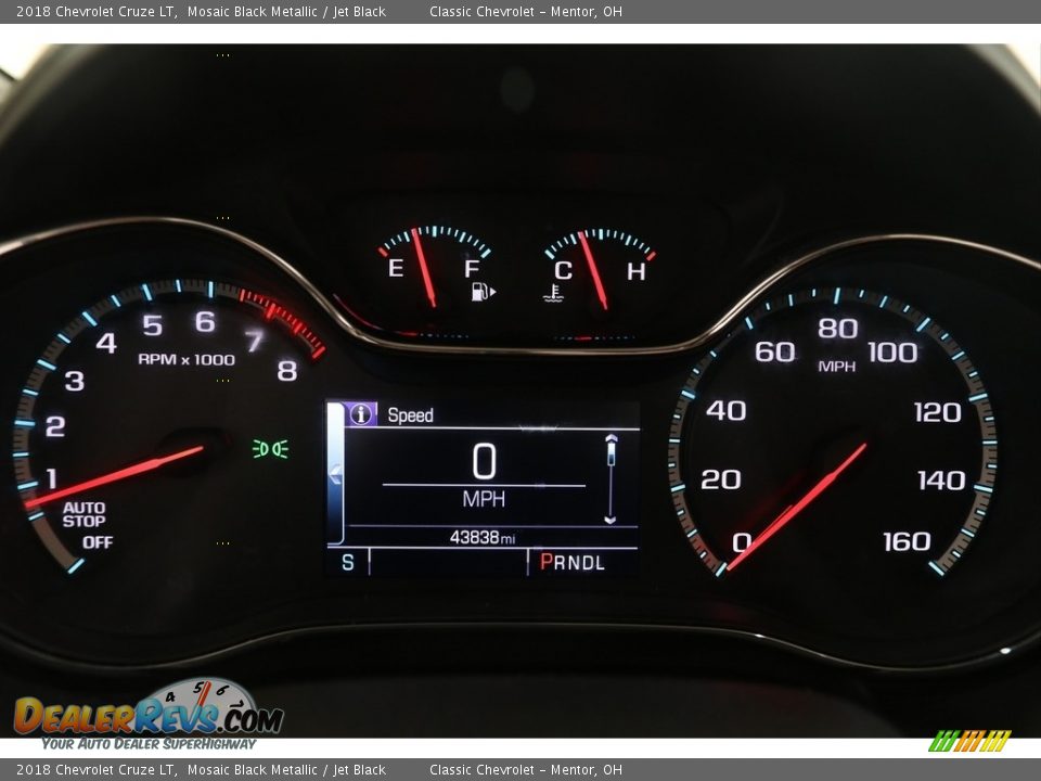 2018 Chevrolet Cruze LT Mosaic Black Metallic / Jet Black Photo #8