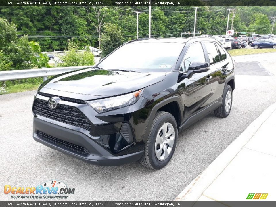 2020 Toyota RAV4 LE AWD Midnight Black Metallic / Black Photo #26
