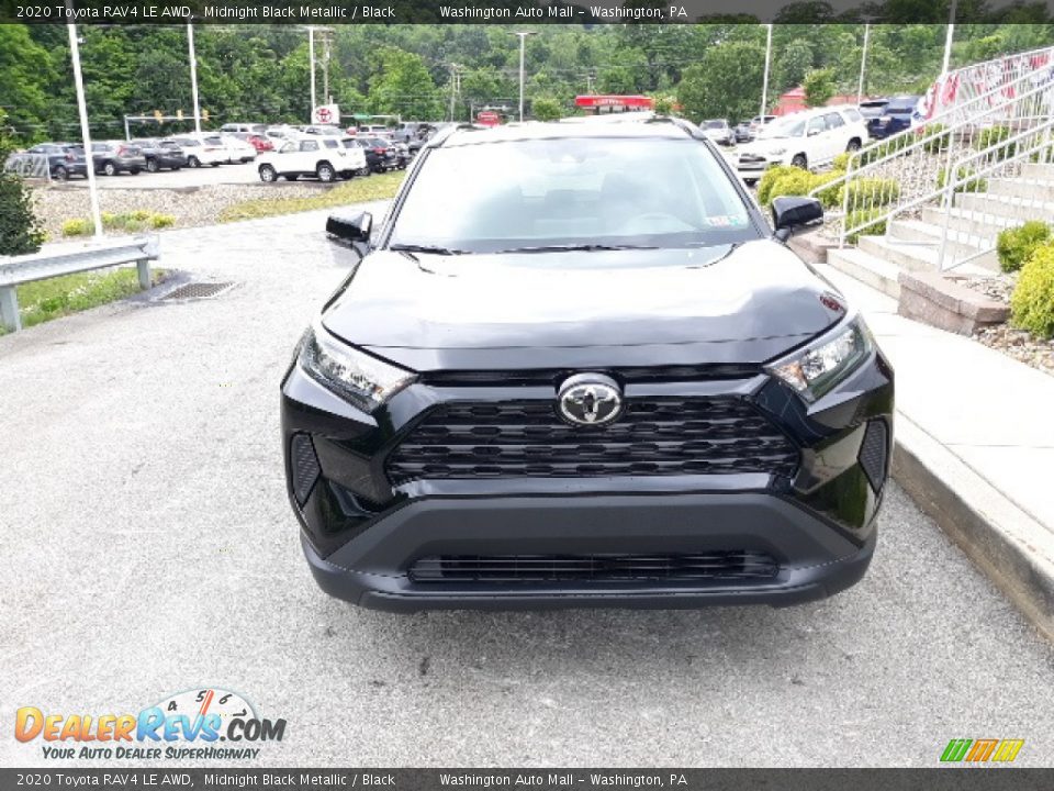 2020 Toyota RAV4 LE AWD Midnight Black Metallic / Black Photo #27
