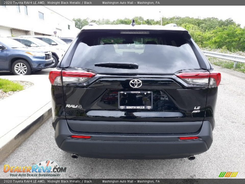 2020 Toyota RAV4 LE AWD Midnight Black Metallic / Black Photo #30