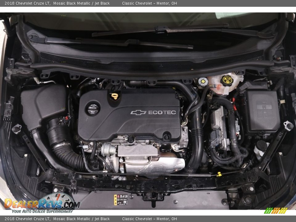 2018 Chevrolet Cruze LT Mosaic Black Metallic / Jet Black Photo #23