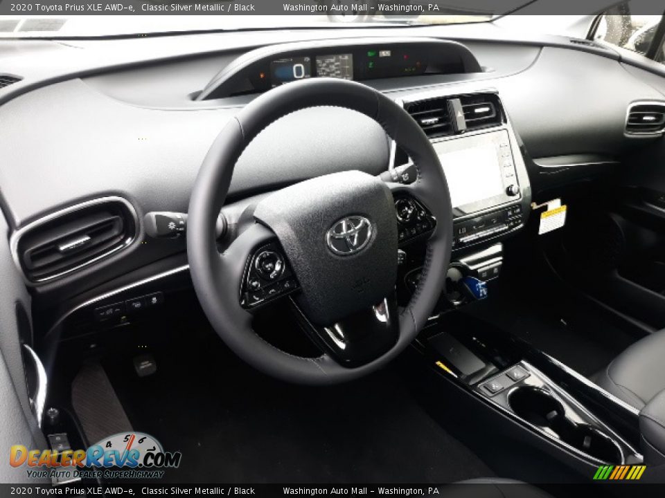 2020 Toyota Prius XLE AWD-e Classic Silver Metallic / Black Photo #3